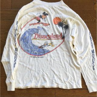 vintage ミッキーサーフ Disney ロンT(Tシャツ/カットソー(七分/長袖))