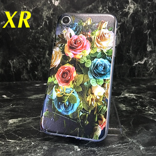 アイフォンXR iPhoneXRソフトケース☆カラフル☆薔薇☆ばら☆バラ☆送料込の通販 by ロゴ's shop｜ラクマ