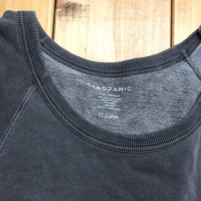 Ciaopanic(チャオパニック)のCIAOPANIC チャオパニック チャコール グレー スウェット Tシャツ メンズのトップス(Tシャツ/カットソー(半袖/袖なし))の商品写真
