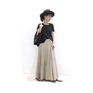 アパルトモンドゥーズィエムクラス(L'Appartement DEUXIEME CLASSE)のL'Appartement CTN Pleats Skirt ベージュ38(ロングスカート)