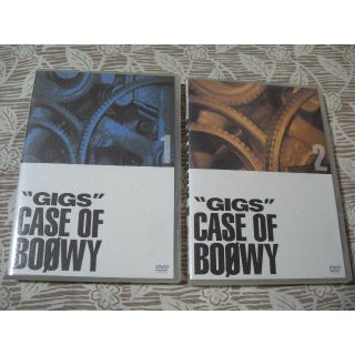 エリー様専用GIGS CASE OF BOOWY DVD二枚(ミュージック)