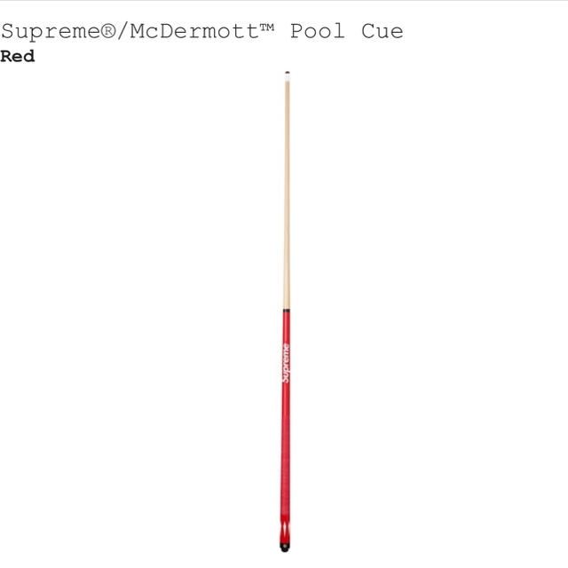 定番 Supreme - 2019ss Supreme McDermott Pool Cue シュプリーム