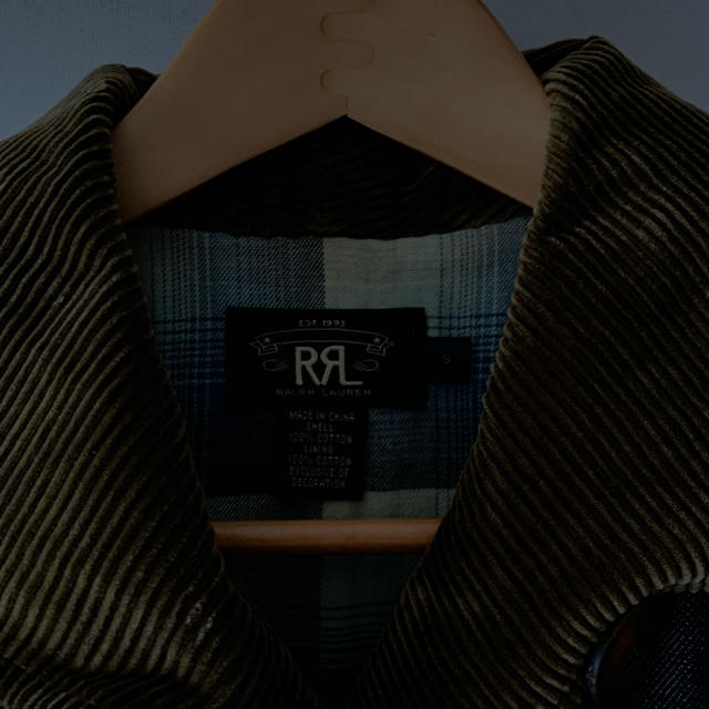 RRL(ダブルアールエル)のRRL デニムコート コーデュロイ Mサイズ相当（S） メンズのジャケット/アウター(レザージャケット)の商品写真