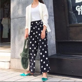 zara ドットパンツ xs