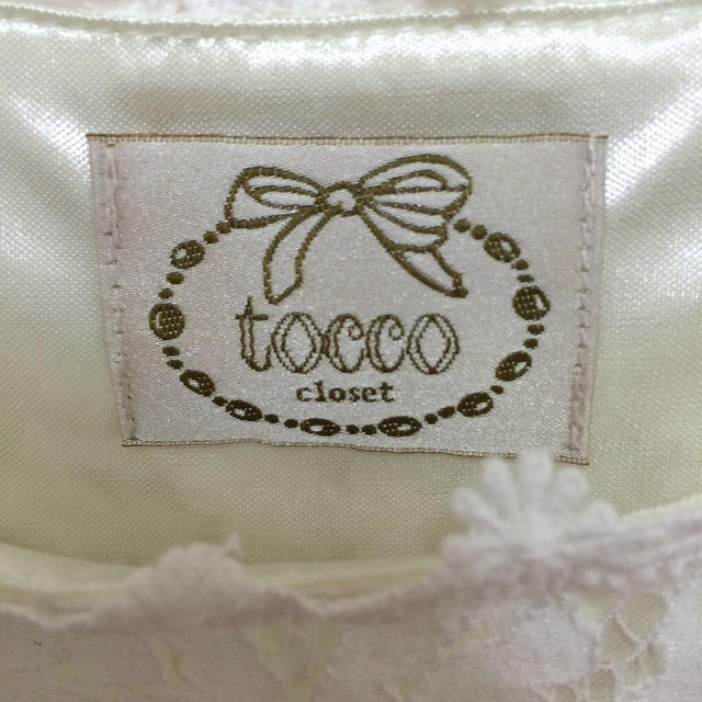 tocco(トッコ)のtocco  レースレイヤードブラウス レディースのトップス(シャツ/ブラウス(半袖/袖なし))の商品写真