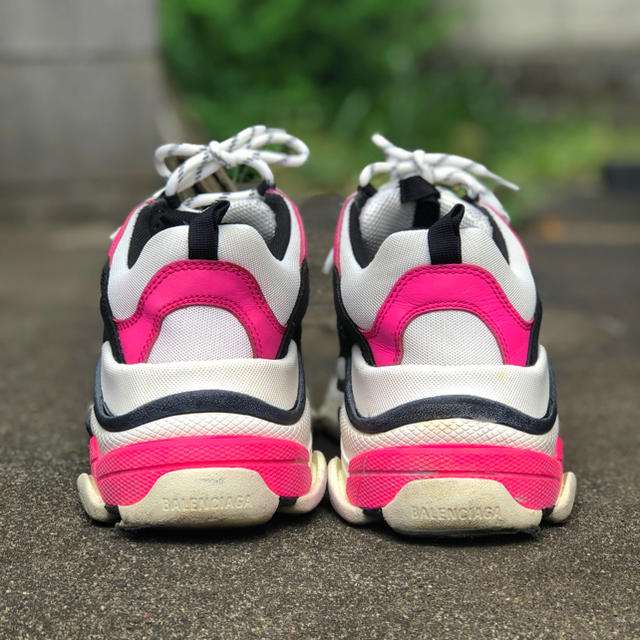 【確実正規品】BALENCIAGA triple S 41 ピンク 希少