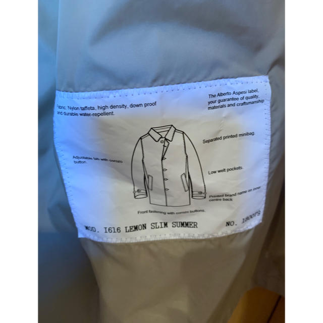 ASPESI(アスペジ)のASPESI ステンカラーコート メンズのジャケット/アウター(ステンカラーコート)の商品写真