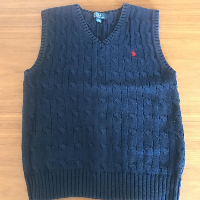 POLO RALPH LAUREN(ポロラルフローレン)のラルフローレン ベスト ネイビー 130 キッズ/ベビー/マタニティのキッズ服男の子用(90cm~)(ニット)の商品写真