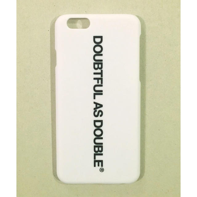 DOUBTFUL AS DOUBLE iPhoneケース ホワイト 新品未使用の通販
