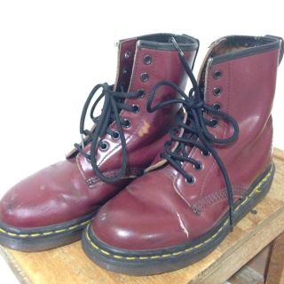 ドクターマーチン(Dr.Martens)のマーチン8ホール チェリー(ブーツ)