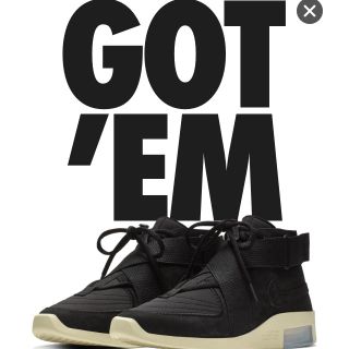 ナイキ(NIKE)のNIKE FEAR OF GOD AIR RAID ナイキ フィアオブゴッド(スニーカー)