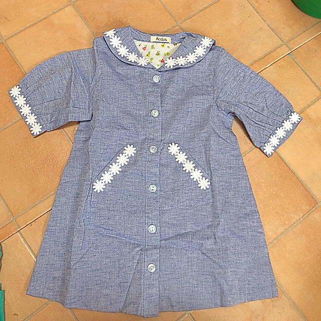 新品 ワンピース キッズ/ベビー/マタニティのキッズ服女の子用(90cm~)(ワンピース)の商品写真