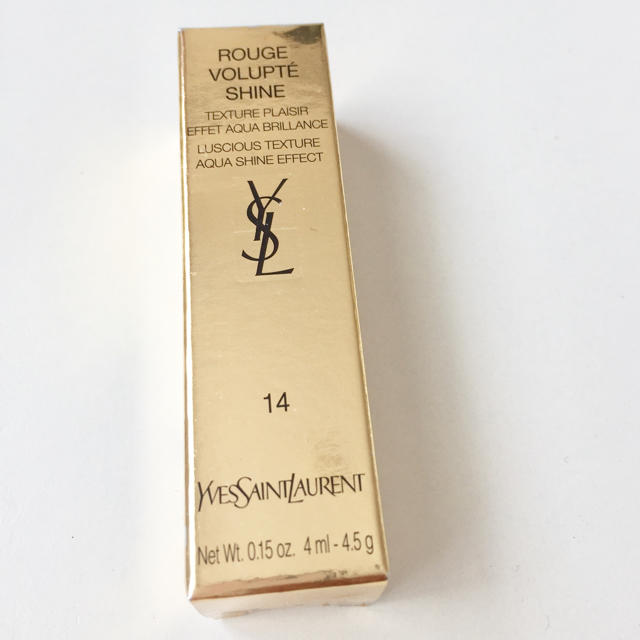 Yves Saint Laurent Beaute(イヴサンローランボーテ)のYSL イヴサンローラン ルージュ ヴォリュプテ シャイン No.14 コスメ/美容のベースメイク/化粧品(口紅)の商品写真