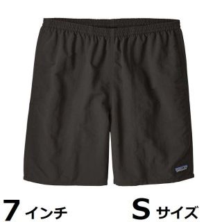 パタゴニア(patagonia)の【新品】 [S] 7インチ 58034 バギーズ ロング パタゴニア ブラック(ショートパンツ)