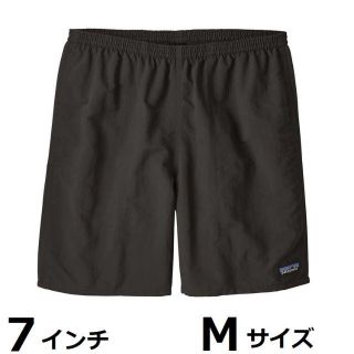 パタゴニア(patagonia)の【新品】 [M] 7インチ 58034 バギーズ ロング パタゴニア ブラック(ショートパンツ)