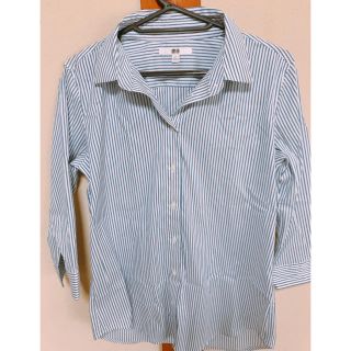 ユニクロ(UNIQLO)のUNIQLO シャツ ストライプ(シャツ/ブラウス(長袖/七分))