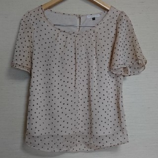 プロポーションボディドレッシング(PROPORTION BODY DRESSING)の【美品】Pボディドレッシング シフォン カットソーブラウス 3(M～L)(シャツ/ブラウス(半袖/袖なし))