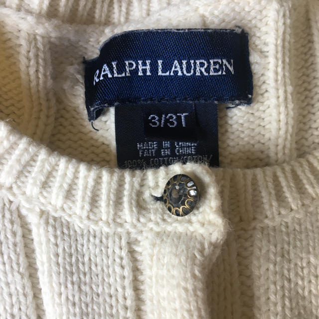 Ralph Lauren(ラルフローレン)の✳️アップル様専用 ラルフローレン カーディガン  女の子 3T 美品 キッズ/ベビー/マタニティのキッズ服女の子用(90cm~)(カーディガン)の商品写真