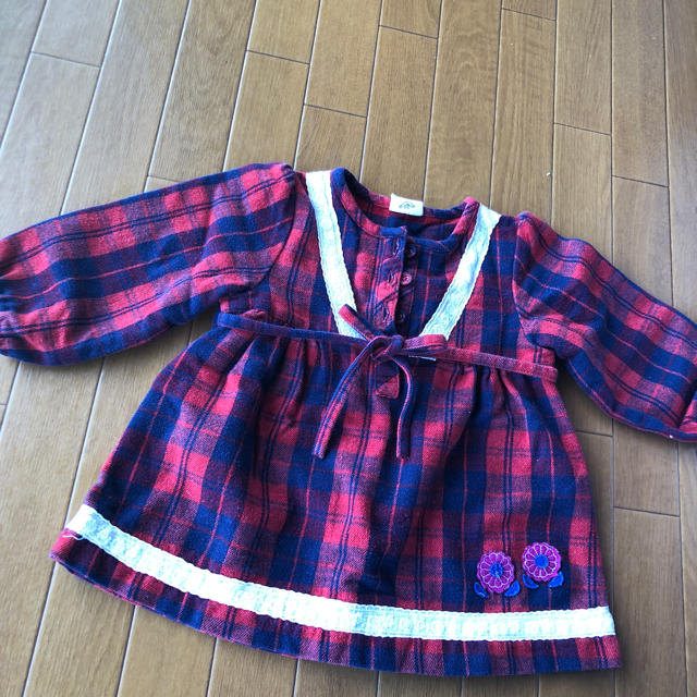 Petit jam(プチジャム)のPetit jam チュニック 秋冬物 サイズ100 キッズ/ベビー/マタニティのキッズ服女の子用(90cm~)(ワンピース)の商品写真