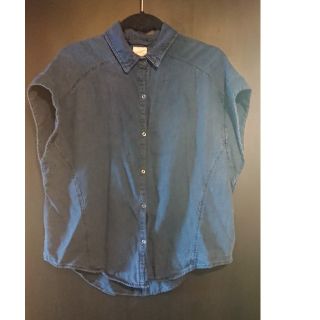 ザラ(ZARA)のZara デニムシャツ(シャツ/ブラウス(半袖/袖なし))