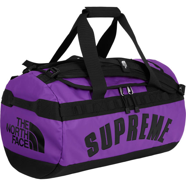 Supreme North Face Arc Logo Duffle Bag 紫