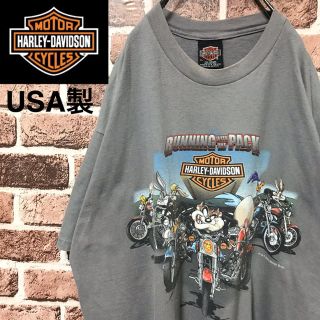 ハーレーダビッドソン USA製 両面ビッグプリント 超ゆるだぼ Tシャツ 4XL