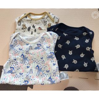 ユニクロ(UNIQLO)のDisney 肌着 ロンパース♡(肌着/下着)