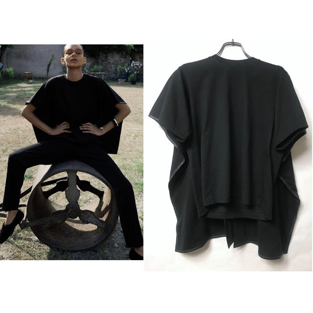 CELINE - CELINE 2018 resort パネルTシャツ ブラック XS