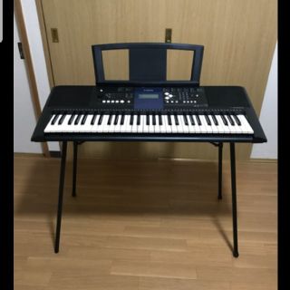 ヤマハ(ヤマハ)のYAMAHA 電子キーボードPORTATONE PSR-E333スタンド付き

(電子ピアノ)