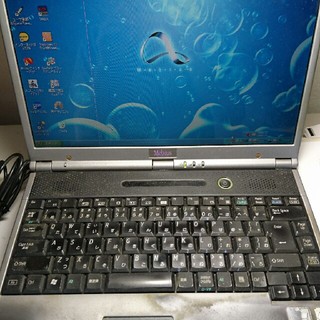 シャープ(SHARP)のメビウス ノートパソコン ジャンク(ノートPC)