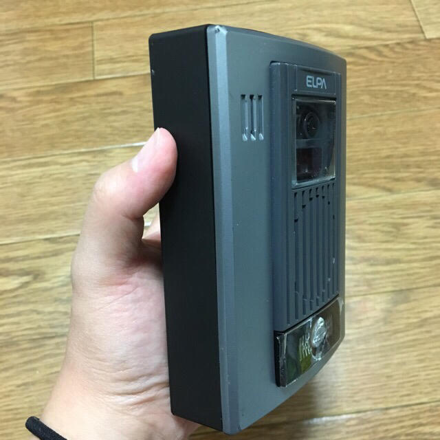 ELPA(エルパ)のELPA ワイヤレステレビドアホン WDP-100 説明書付 スマホ/家電/カメラのテレビ/映像機器(その他)の商品写真