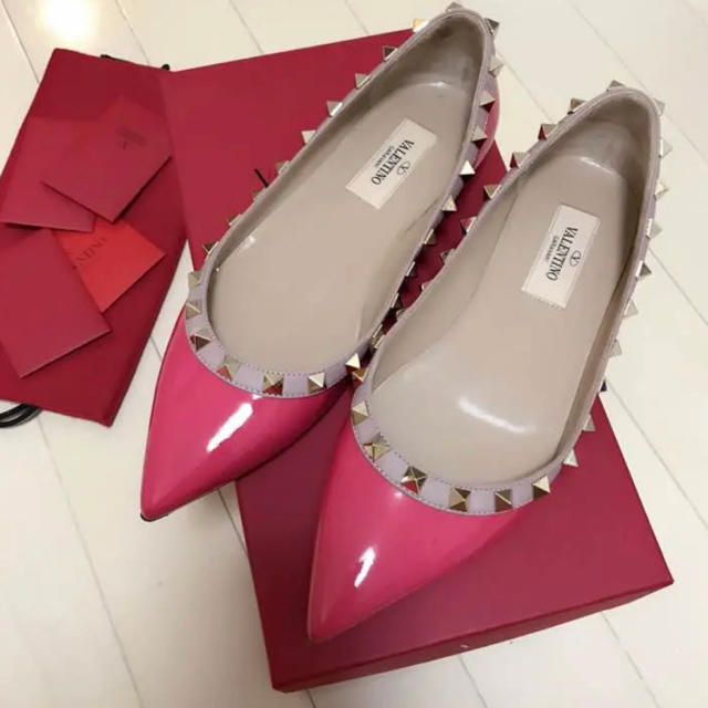 valentino 限定カラー シューズ