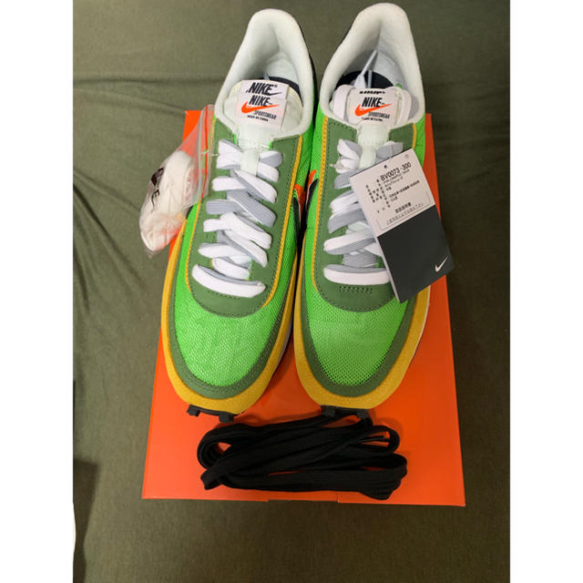 国内正規品 27cm sacai Nike LDWaffle 緑 グリーン