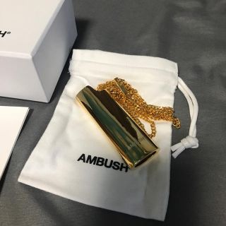 アンブッシュ(AMBUSH)のAMBUSH アンブッシュ ライターケースネックレス ゴールド(ネックレス)