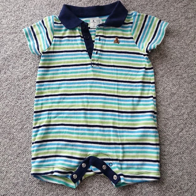 babyGAP(ベビーギャップ)のbaby gap ポロシャツ ロンパース 70 男の子 キッズ/ベビー/マタニティのベビー服(~85cm)(ロンパース)の商品写真