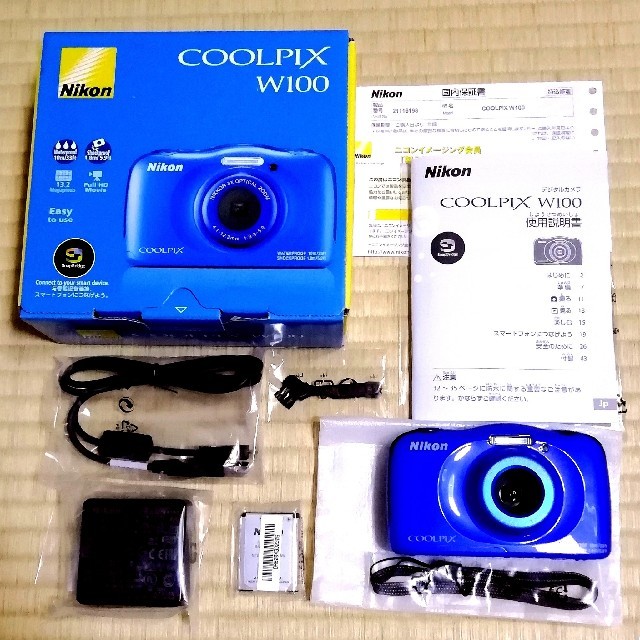 Nikon - 本日限定値下げ❗【美品】防水デジカメ❗Nikon【COOLPIX W100