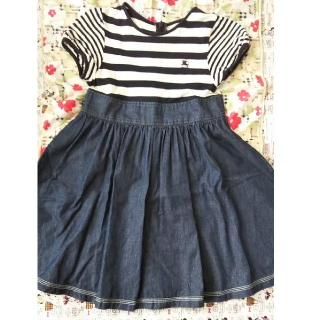 BURBERRY(バーバリー)のBURBERRY ワンピース 120 キッズ/ベビー/マタニティのキッズ服女の子用(90cm~)(ワンピース)の商品写真