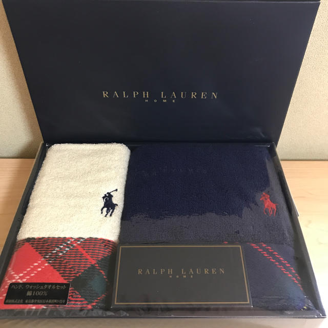 Ralph Lauren(ラルフローレン)の★ ラルフローレン タオルセット ① メンズのファッション小物(ハンカチ/ポケットチーフ)の商品写真