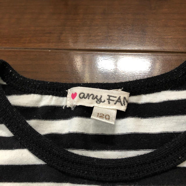 anyFAM(エニィファム)のエニィファム120 キッズ/ベビー/マタニティのキッズ服女の子用(90cm~)(Tシャツ/カットソー)の商品写真