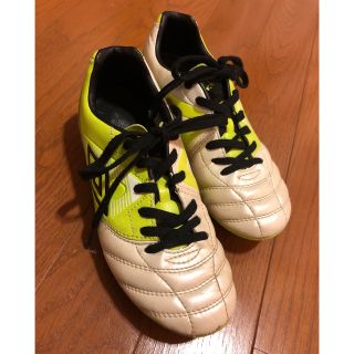 アンブロ(UMBRO)のumbro サッカースパイク イエロー 20センチ(シューズ)