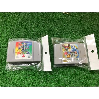 ニンテンドウ64(NINTENDO 64)のポケモンスタジアム2 ポケモンスタジアム金銀 まとめ売り セット(家庭用ゲームソフト)