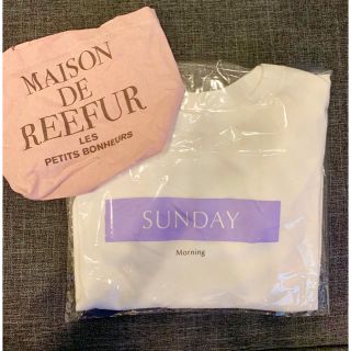 メゾンドリーファー(Maison de Reefur)の新品未使用 MAISON DE REEFUR 白Tシャツ(Tシャツ(半袖/袖なし))