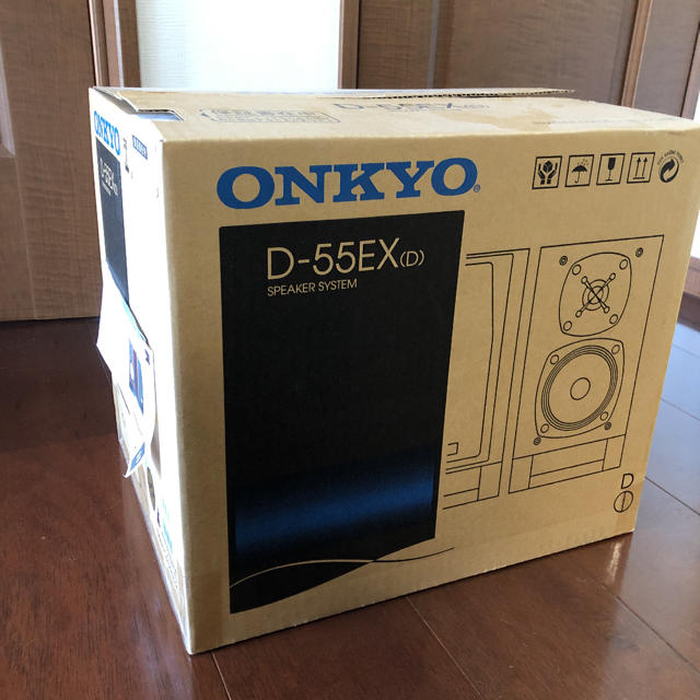 ONKYO(オンキヨー)のONKYOスピーカーD-55EX(D) スマホ/家電/カメラのオーディオ機器(スピーカー)の商品写真