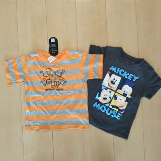 ディズニー(Disney)の海外製ミッキー、馬柄のTシャツ２枚セット(Tシャツ/カットソー)