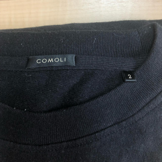 COMOLI(コモリ)のcomoli インレイ起毛 長袖クルー メンズのトップス(スウェット)の商品写真