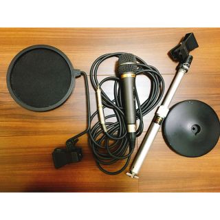 オーディオテクニカ(audio-technica)のオーディオテクニカ マイク&スタンドセット(マイク)