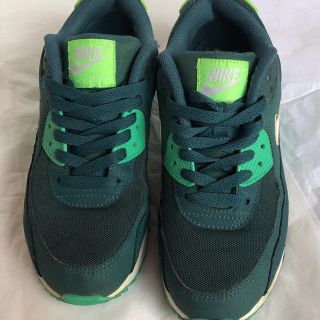 ナイキ(NIKE)のAIR MAX90 グリーン／ホワイト／ミント(スニーカー)