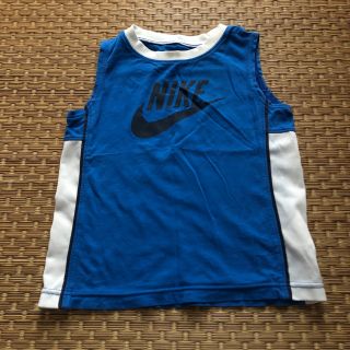 ナイキ(NIKE)のナイキ タンクトップ 90 メッシュ 青×白 (Tシャツ/カットソー)