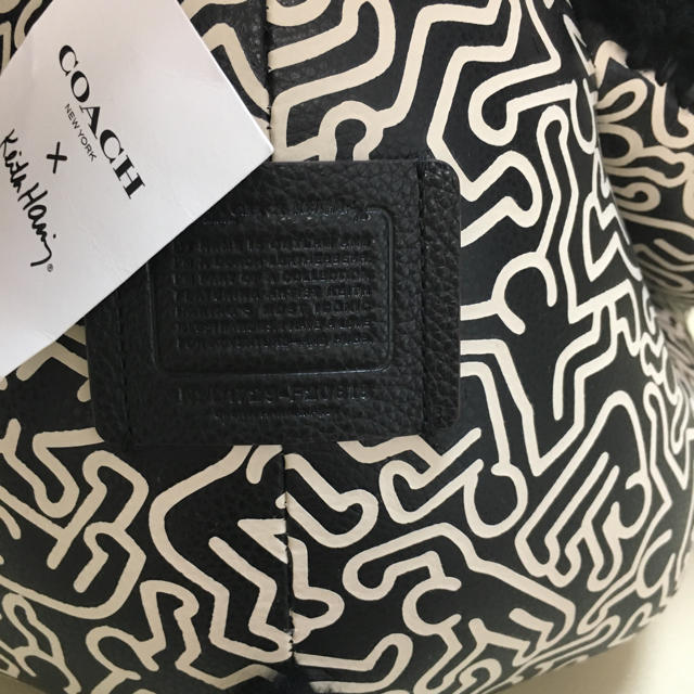 COACH(コーチ)のサトウ様専用♡COACH×Keith Haring  レザーテディベア エンタメ/ホビーのおもちゃ/ぬいぐるみ(ぬいぐるみ)の商品写真