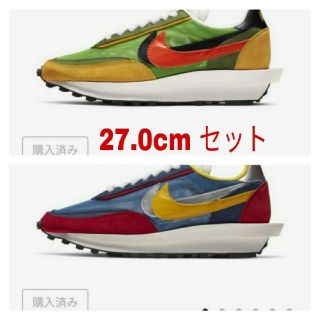 ナイキ(NIKE)のNike Sacai LDWaffle 27.0cm セット(スニーカー)